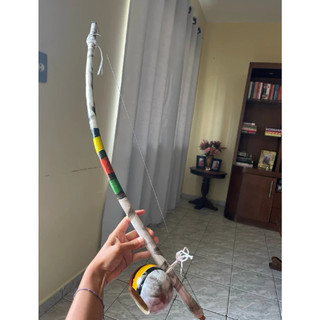 Berimbau infantil 55-60cm de altura ouCAXIXI - não acompanha pedra: berimbau para criança decoração,capoeira, esporte