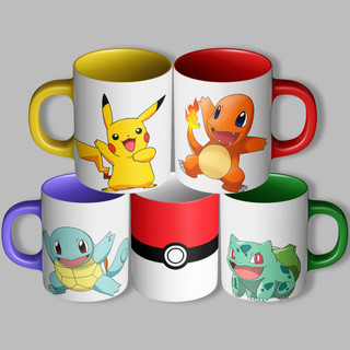 Caneca Pokemon Vários modelos