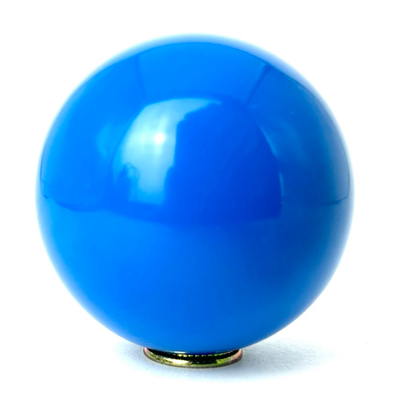 Manopla Bola de Câmbio Sinuca Azul Lisa Fusca Brasília Kombi 12mm