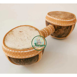 Bongo de coco --- Palavras chave: bango, vira, artesanal, brinquedo educativo, instrumento educativo, percussão, capoeir