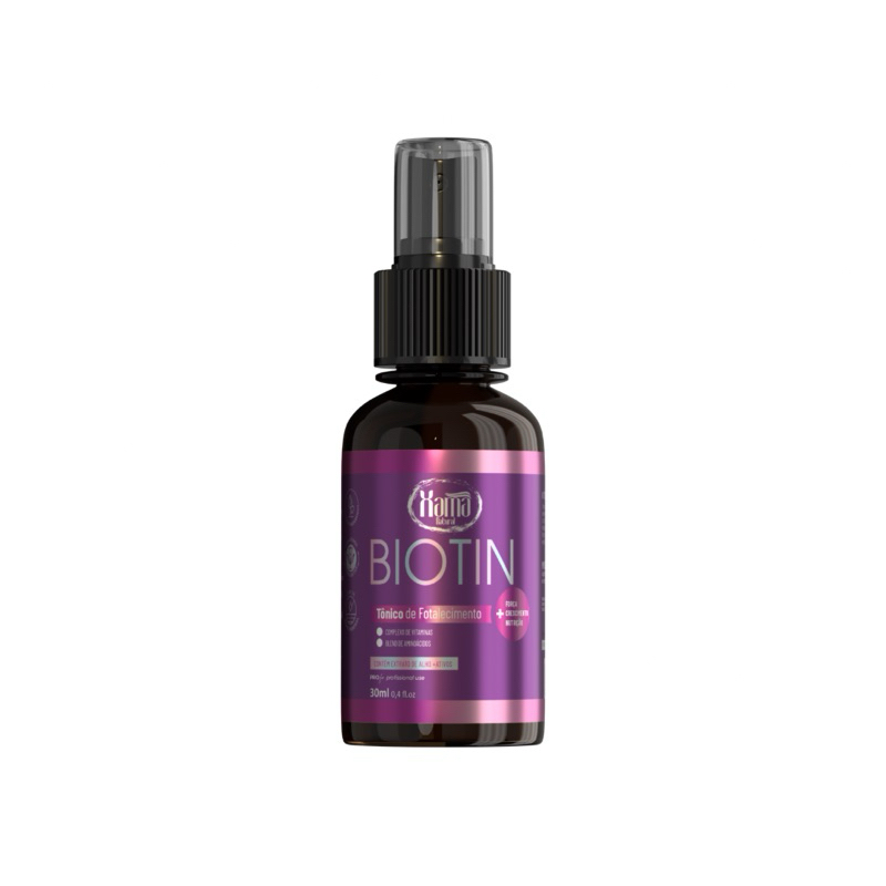 Tônico Biotin antes e despois 100ml com extrato de alecrim