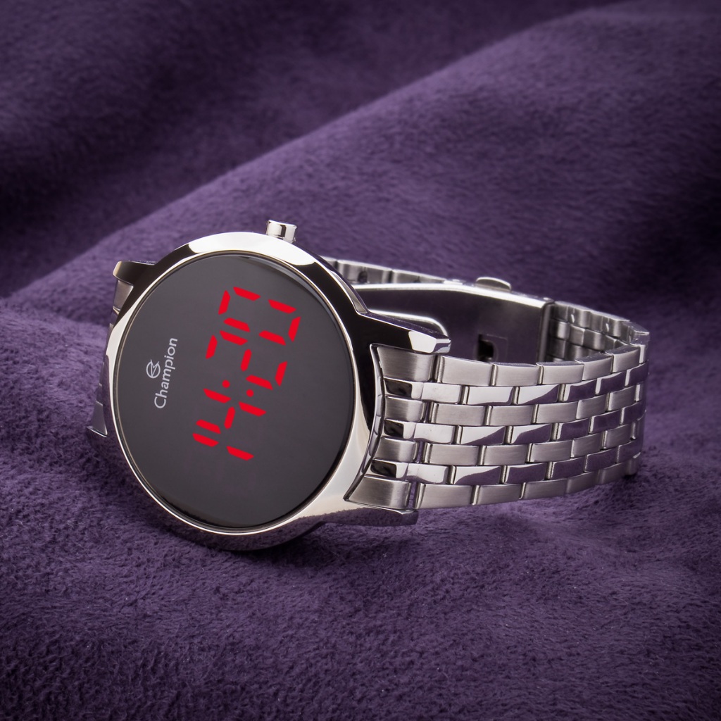 Relogio Feminino Champion Digital Prata Com Colar e Brincos CH40099T Original em Oferta na Shopee