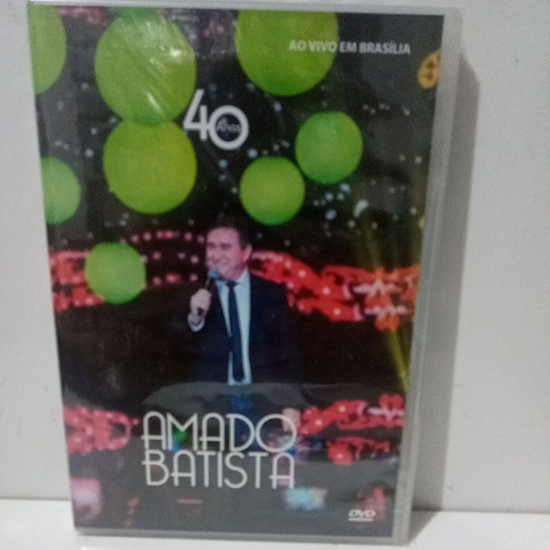 dvd Amado Batista 40 Anos Ao Vivo Em Brasília