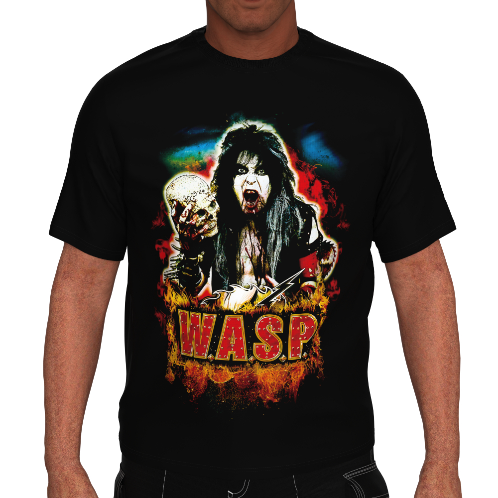 Camisa W.A.S.P Premium Camiseta Banda Tour 2024 Personalizada Blackie Lawlies Blusa Mod  Banda Rock Raridade WASP 0544