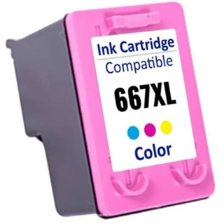 Cartucho 667XL Color Compatível Para Deskjet 2376, 2774, 2776, 6476 em Oferta na Shopee