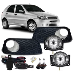 Kit Farol De Milha Palio Celebration 2008 2009 2010 2011 Com Lampadas
