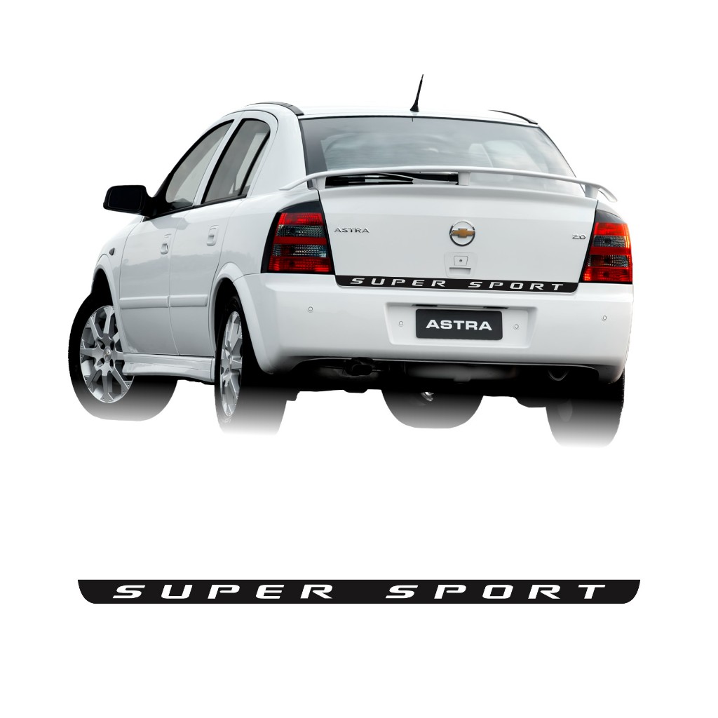 Adesivo Filete Faixa Porta Mala Astra Hatch Chevrolet Gm