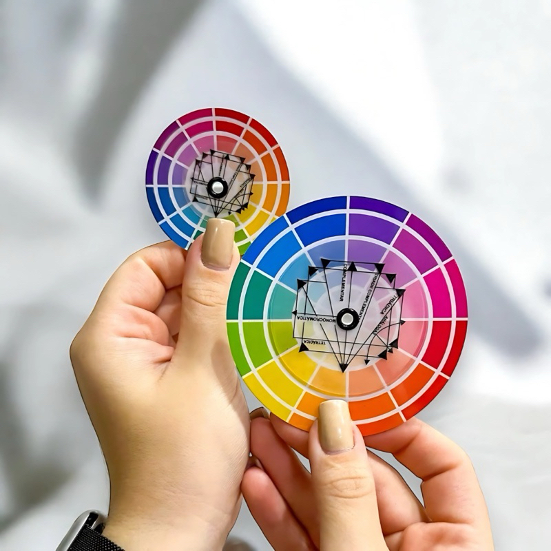 Kit 15 Círculos Cromáticos Personalizados • Cartão de Visitas Colorimetria | Consultoria de Imagem, Moda e Beleza em Oferta na Shopee