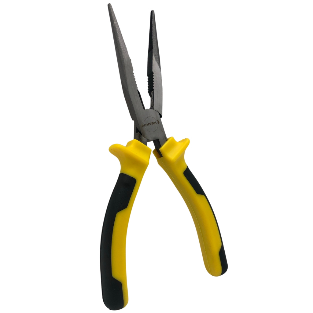 Alicate de Bico 8 Polegadas 200mm C/ Corte Cabo Emborrachado Industrial Pesca Profissional em Oferta na Shopee