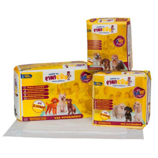 TAPETE HIGIÊNICO C/ 07, 14 e 30 UNIDADES PARA PET CACHORRO E GATO PINICÃO 60CM X 60CM em Oferta na Shopee