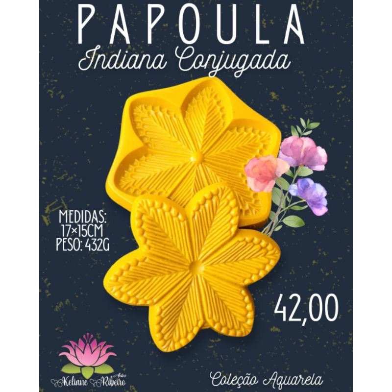 FRISADOR EM RESINA PAPOULA INDIANA CONJUGADA