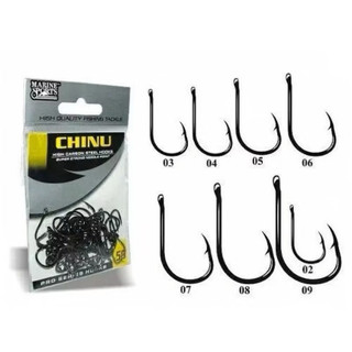 Anzol Chinu Black Nickel Marine Sports Cartela