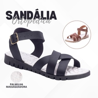 Sandália Ortopédica Feminina Rasteirinha Chinelo Feminino Tamanho 34 ao 40 em Oferta na Shopee
