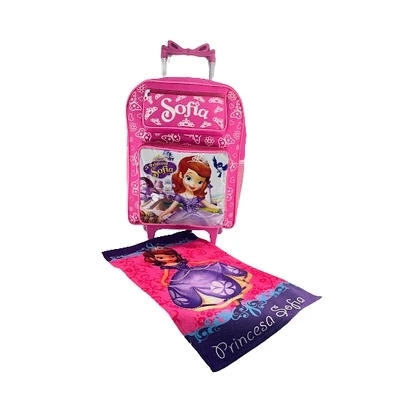 Mochila Sofia carrinho escolar Infantil