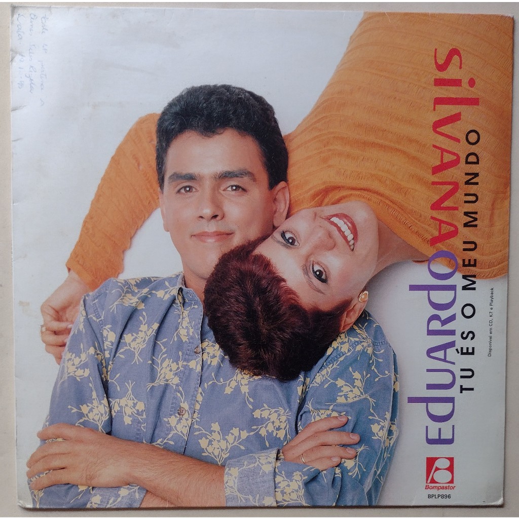 LP EDUARDO E SILVANA TÚ ÉS O MEU MUNDO COM ENCARTE VINIL