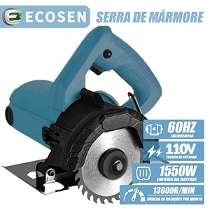 Serra Mármore Madeira Piso Granito Cerâmica 1550W 1300r/min 45 Graus 110mm Disco De Corte em Oferta na Shopee