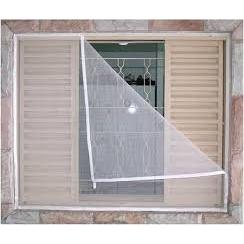 Tela Mosquiteiro Janela Em Poliester Contra Insetos Com Fita De Velcro