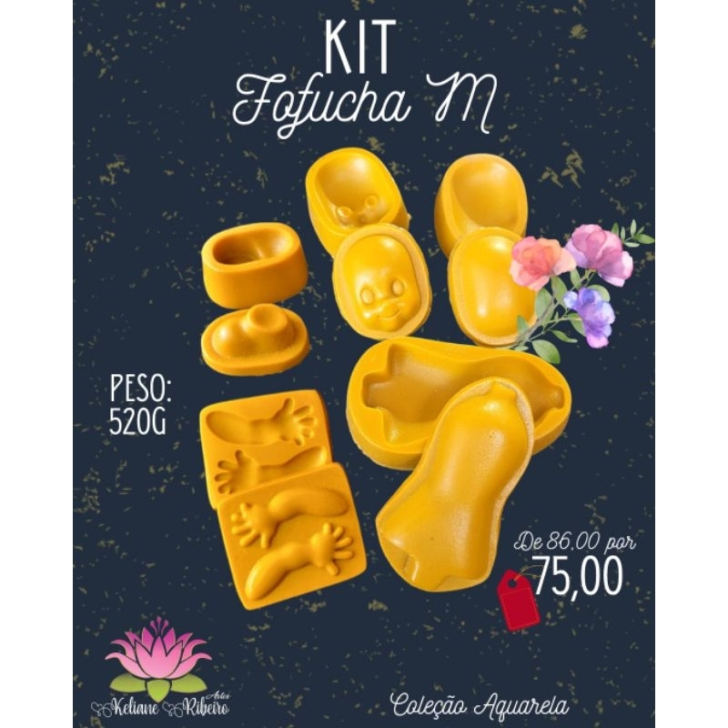 FRISADOR EM RESINA KIT FOFUCHA M