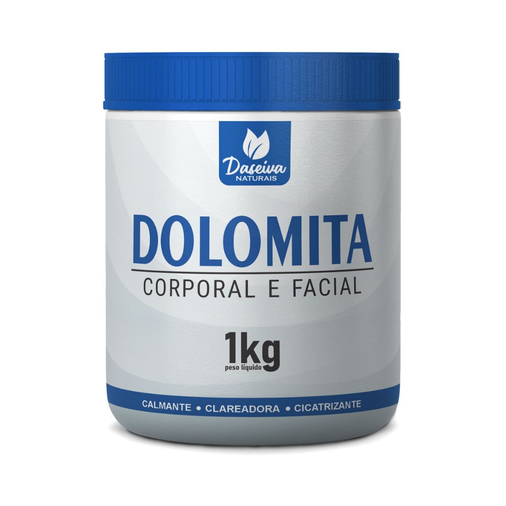 Dolomita Clareadora de Manchas 1kg Pote Daseiva Naturais