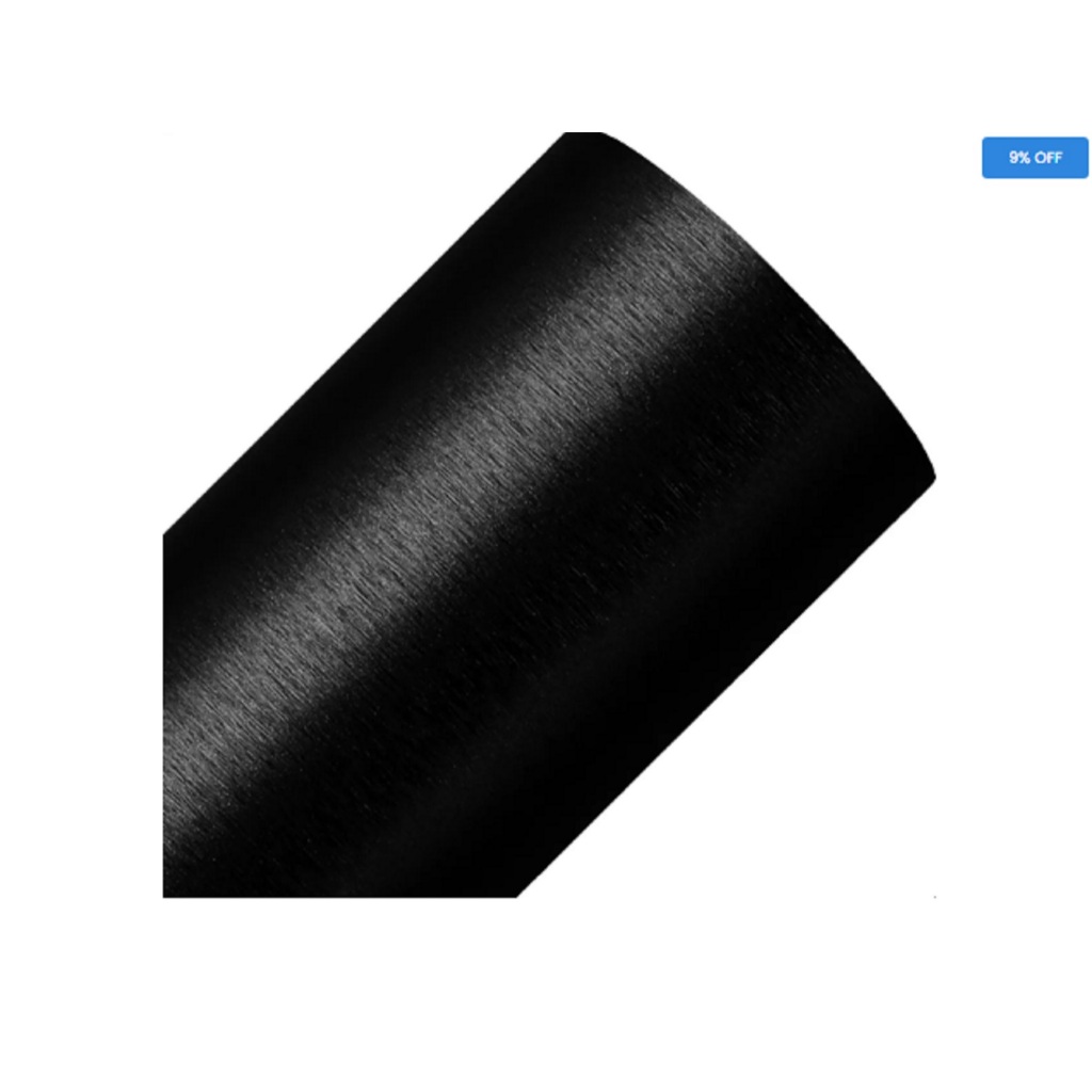 Vinil Auto Adesivo Preto ou Prata Aço Escovado 4x 70cm x 138cm Ótimo para Geladeira Fogão Máquina Lavar, etc.