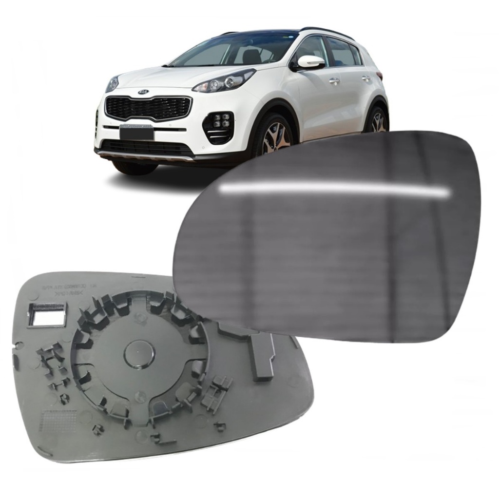 Subconjunto Lente Base Retrovisor Sportage 2017 Até 2019