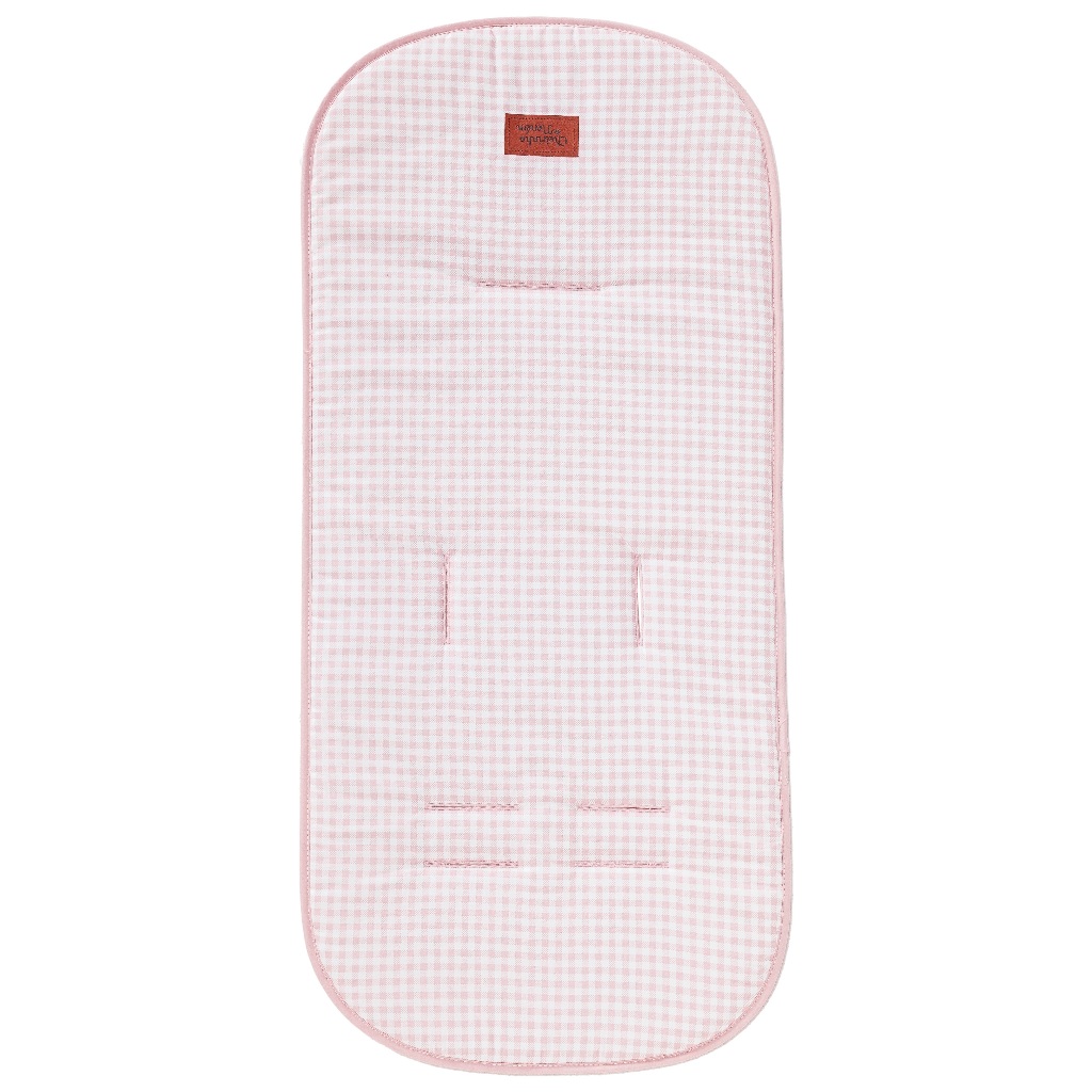 Capa De Carrinho E Moisés Xadrez 100% Algodão - 01 Peça