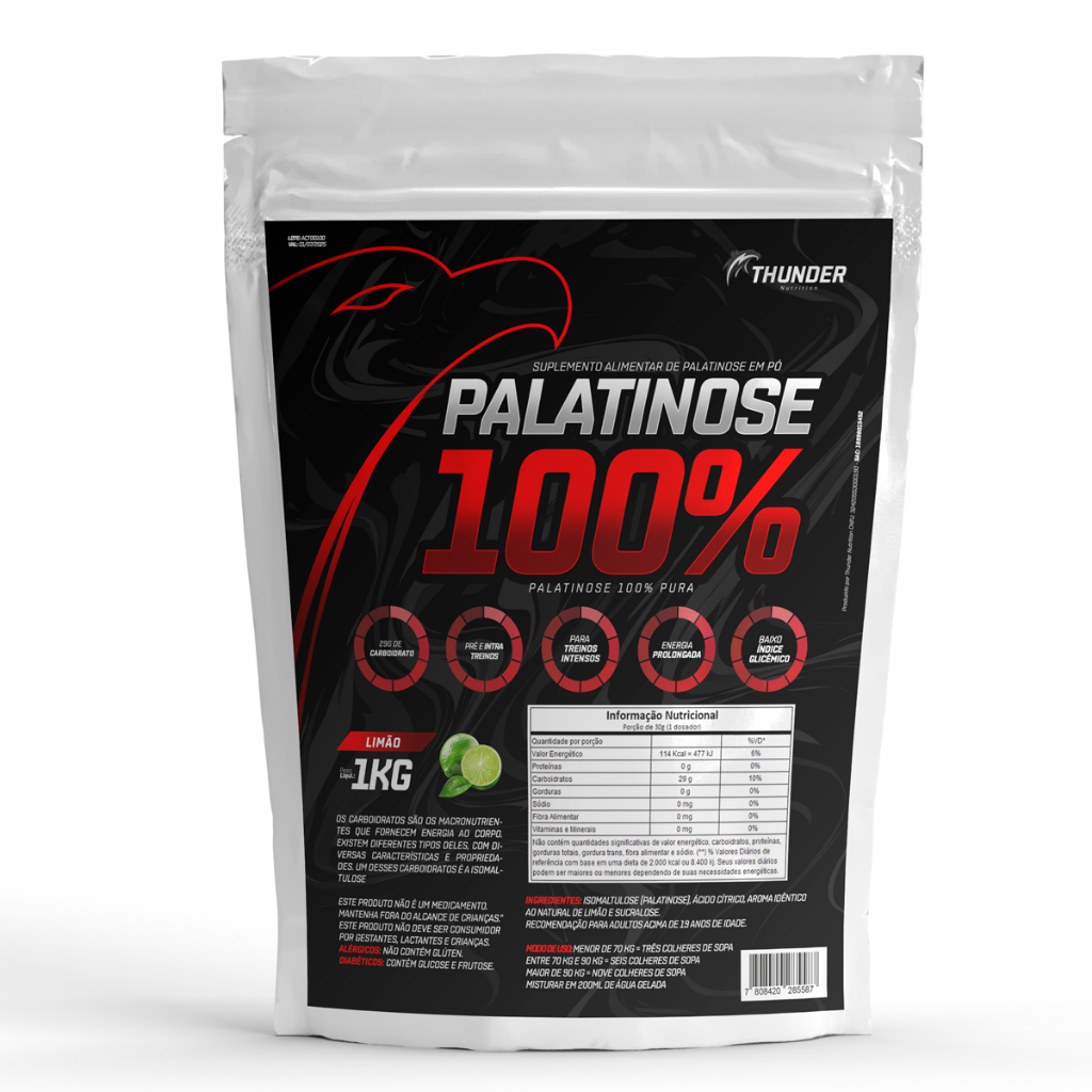 Palatinose Refil 1kg Thunder - Isomaltulose