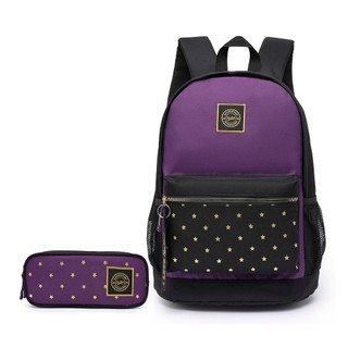 Kit Mochila + Lancheira Feminina Escolar Resistente Casual Juvenil em Oferta na Shopee