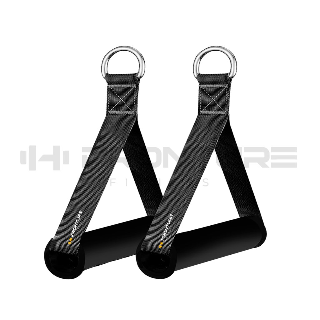 Puxador Cabo Nylon Tricep Corda Crossover Academia Máquina Fixação Resistência Manopla Puxador PAR