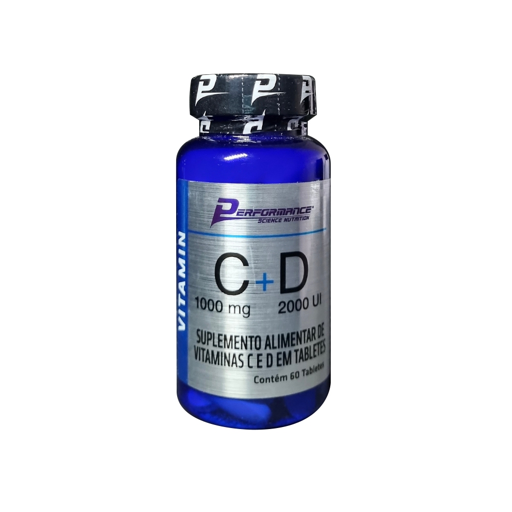 Vitamina C + Vitamina D3 60 Tabletes - Performance Nutrition