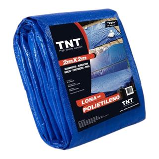 Lona 2x2 Azul Impermeavel 4mts quadrados Piscina Barraca Camping Telhado