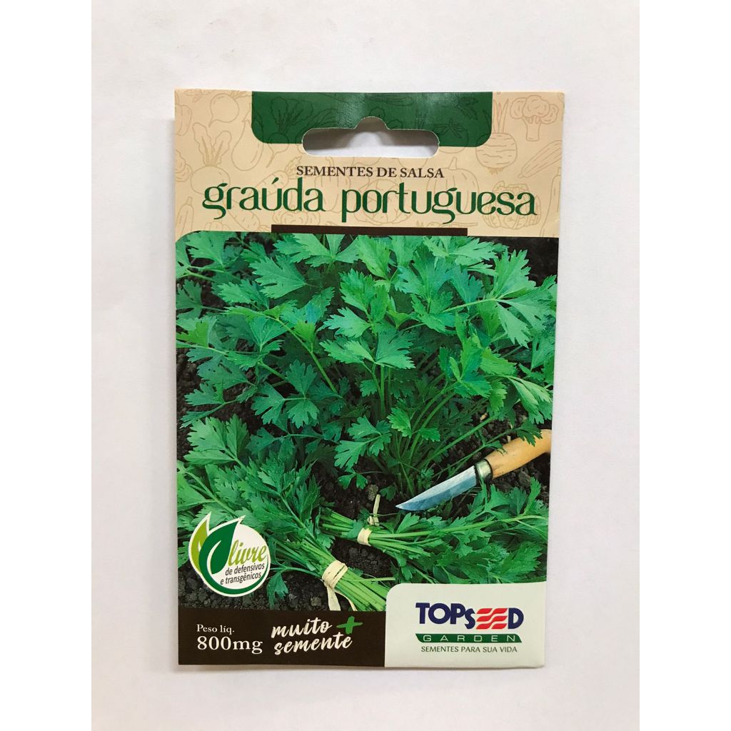 Semente Salsa Graúda Portuguesa Topseed 1 Envelope — imagem 2 de 2
