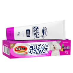 Creme Dental Pet Colosso Pasta de Dente para Cães Sabor Tuti Frutti 70 gr