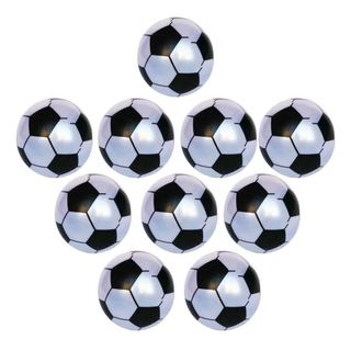 50 Bola Futebol Colorida Vinil Pingo Dente De Leite Sortida Atacado