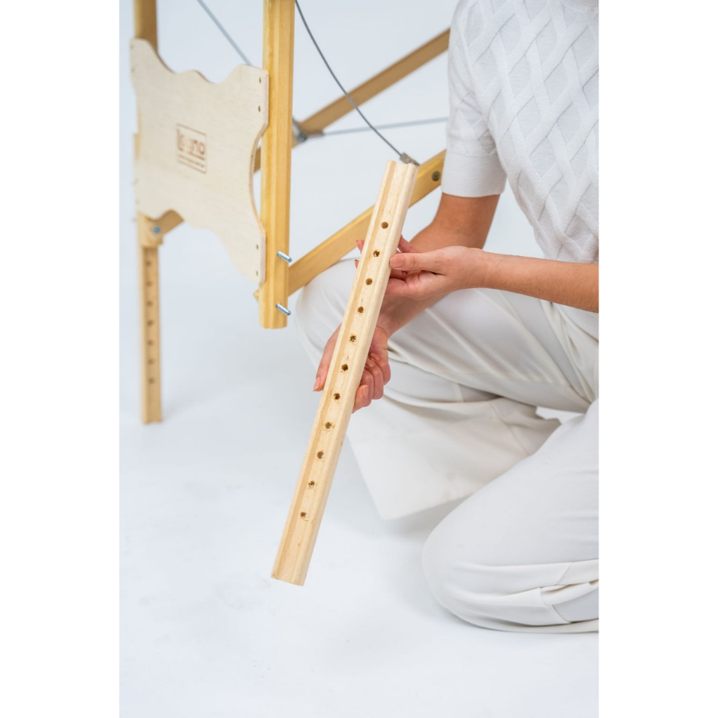 Kit 4 Pé Pezinho De Madeira P/ Maca Portátil Regulagem Legno em Oferta na Shopee