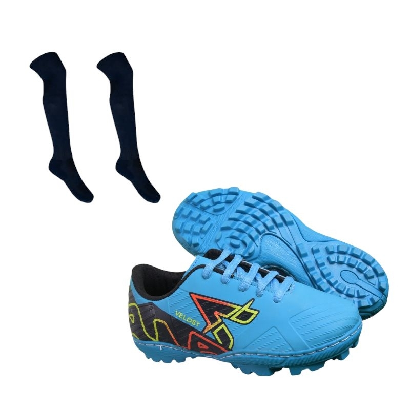 chuteira society infantil com meião