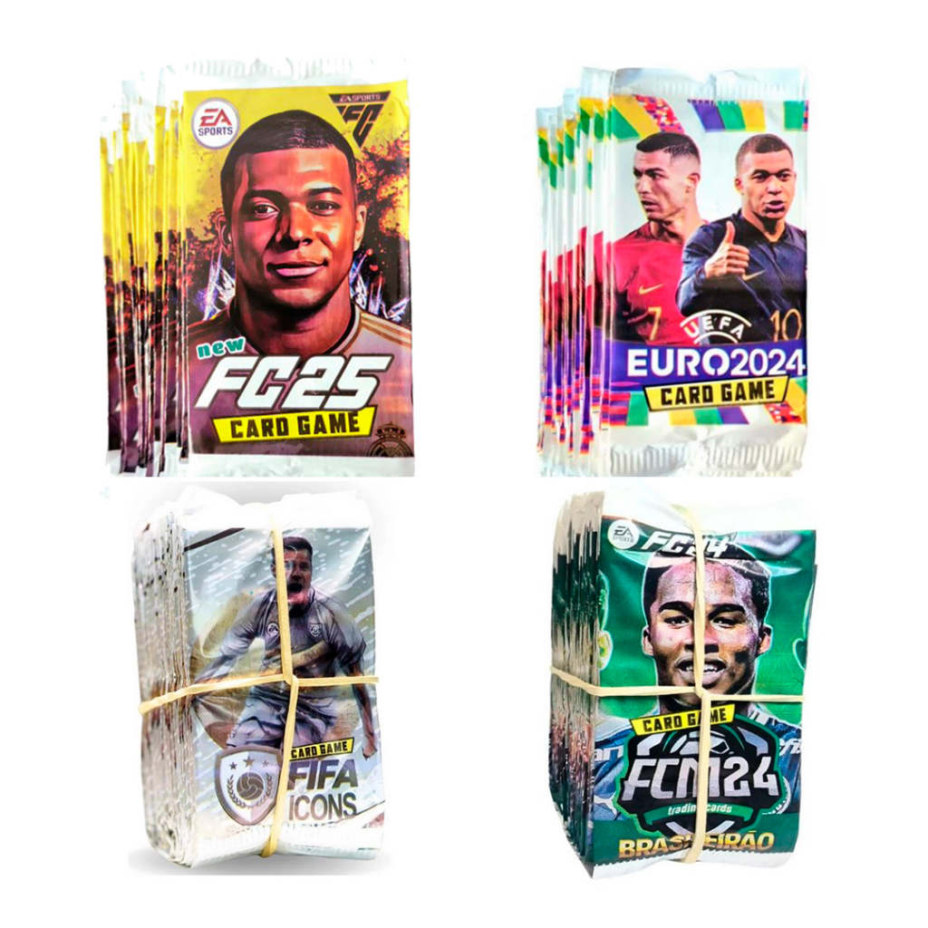 Kit 100 Cards Sortidos Futebol - Fifa 25 + Fifa Icons + Brasileirão + Fifa 26 em Oferta na Shopee