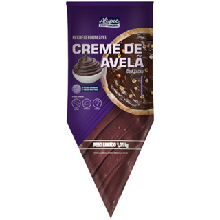 Recheio Forneável Creme de Avelã Com Cacau 1,01kg Alispec em Oferta na Shopee
