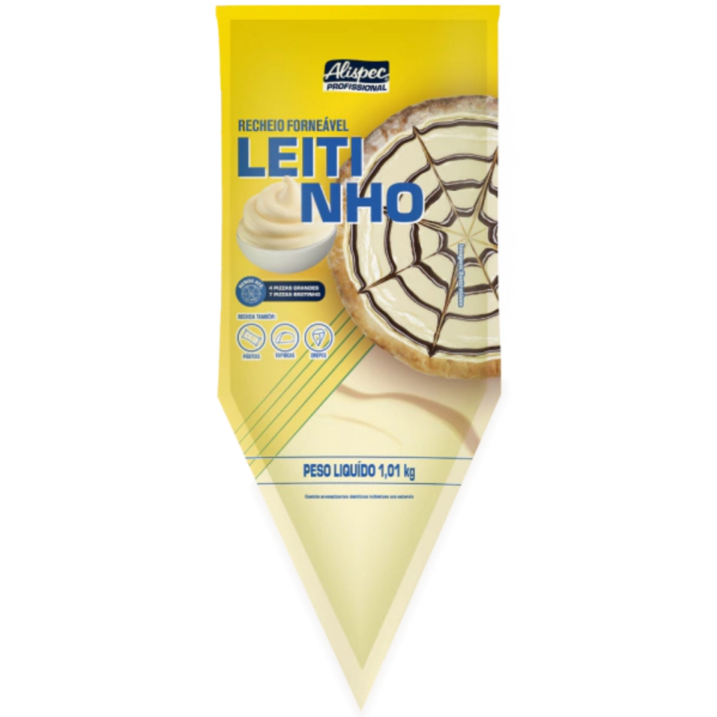 Recheio Forneável Letinho 1,01kg Alispec em Oferta na Shopee