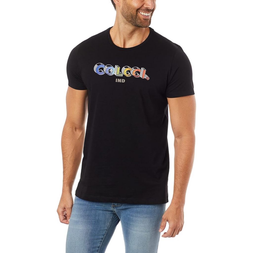 Camiseta masculina colcci preta