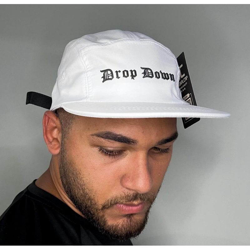 BONÉ FIVE PANEL DROP DOWN BRANCO OS MAIS VENDIDO