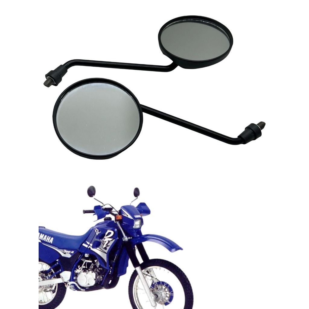 PAR DE RETROVISOR DE DT 200 (ROSCA HONDA) em Oferta na Shopee