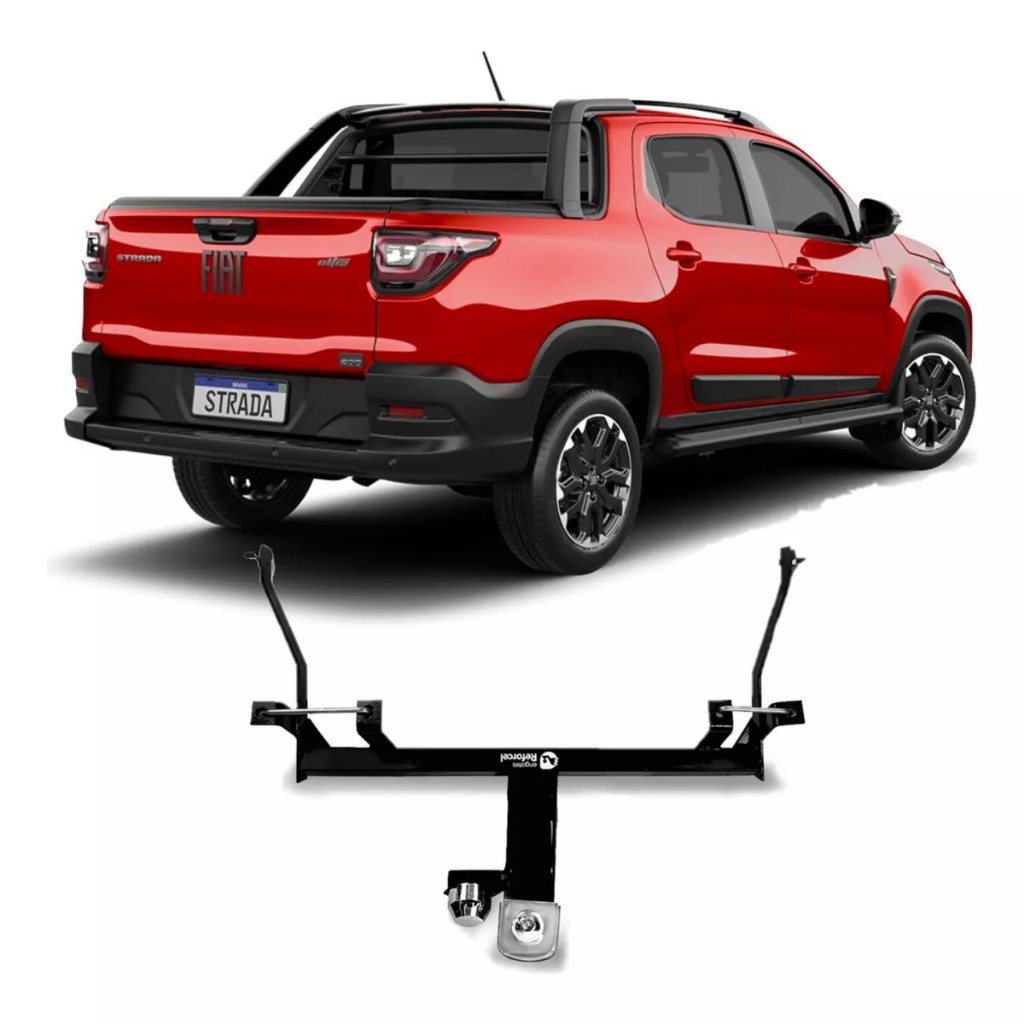 Engate Reboque Fiat Strada 2021 2022 2023 2024 2025 500kg em Oferta na Shopee