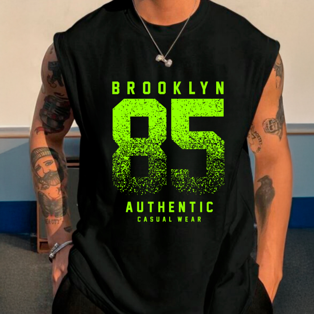 Regata Oversized Estilo  Brooklyn 85  Moda Urbana Larga Neon