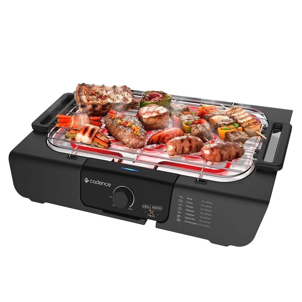 Churrasqueira Elétrica Grill Menu GRL810 - Cadence - Home Appliances