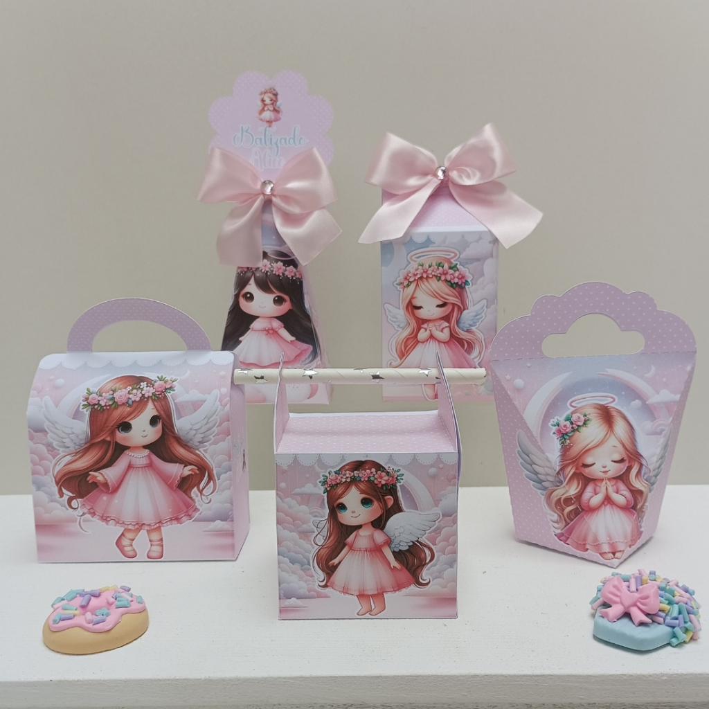 kit festa Batizado menina/lembrancinha personalizada/festa infantil/lembrancinha de festa