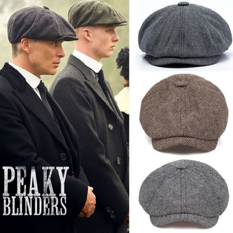Boina Peaky Blinders - Boina Boné Inglesa Modelo Atemporal Unissex em Oferta na Shopee