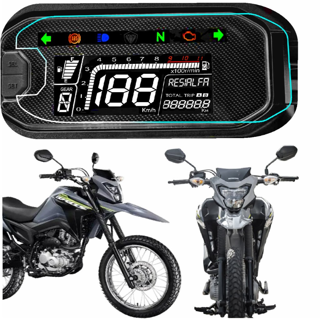 Pelicula Painel Digital Nova Bros 160 Nxr Honda Protetora 2025 2026