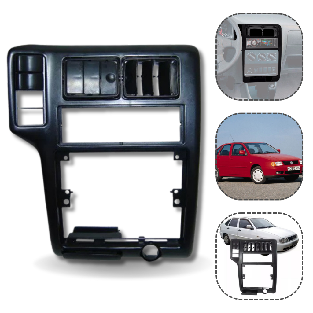 Moldura Central Rádio C/ Difusor Completa Polo Classic