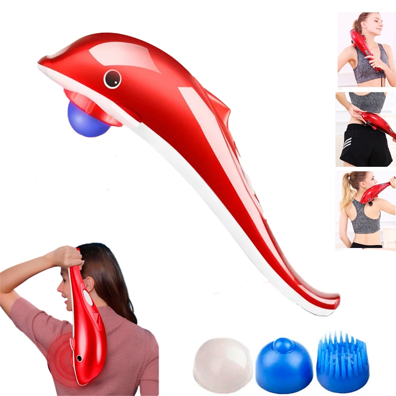 Massageador Orbital Infravermelho 26W Corporal Pescoço Costas Elétrico 110V Golfinho